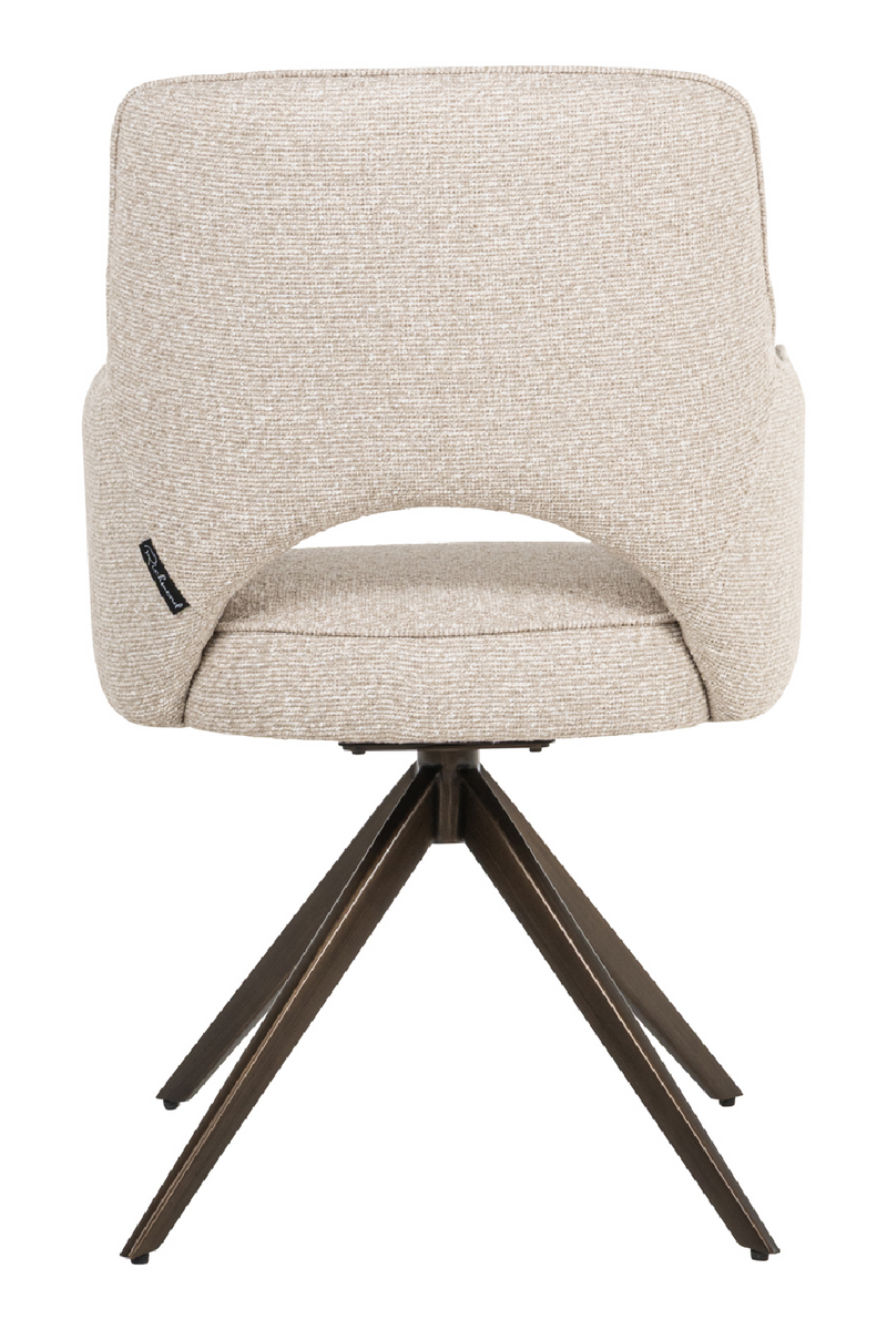 Chaise de Salle à Manger Pivotante Avec Découpe | Richmond Interiors Ginerva | OROA.fr