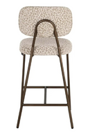 Tabourets de Comptoir à Imprimé Léopard Beige (2) | Richmond Interiors Xenia | OROA.fr