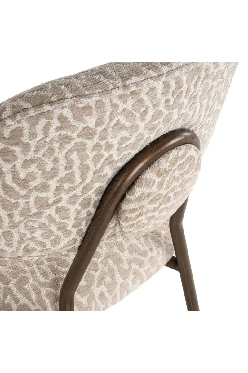 Tabourets de Comptoir à Imprimé Léopard Beige (2) | Richmond Interiors Xenia | OROA.fr