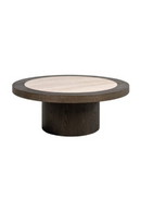 Table Basse en Céramique Encadrée de Chêne | Richmond Interiors Nando | OROA.fr