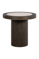 Table D’appoint Ronde en Chêne Brun | Richmond Interiors Nando | OROA.fr