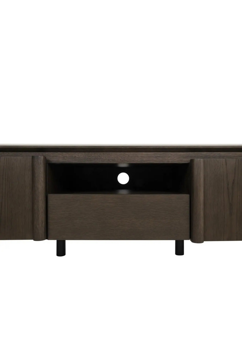 Meuble TV En Chêne Brun | Richmond Interiors Langford | OROA.fr