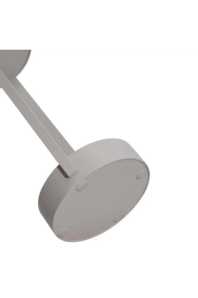 Table D’appoint D’extérieur Ronde Beige | Richmond Interiors Reed | OROA.fr