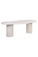 Table A Manger Blanche De Forme Libre | Richmond Interiors Bloomstone | OROA.fr