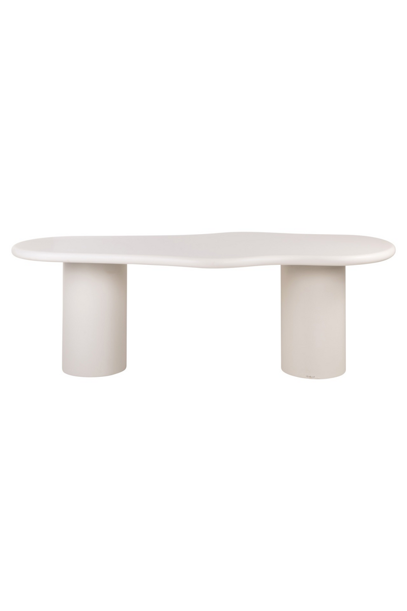 Table A Manger Blanche De Forme Libre | Richmond Interiors Bloomstone | OROA.fr