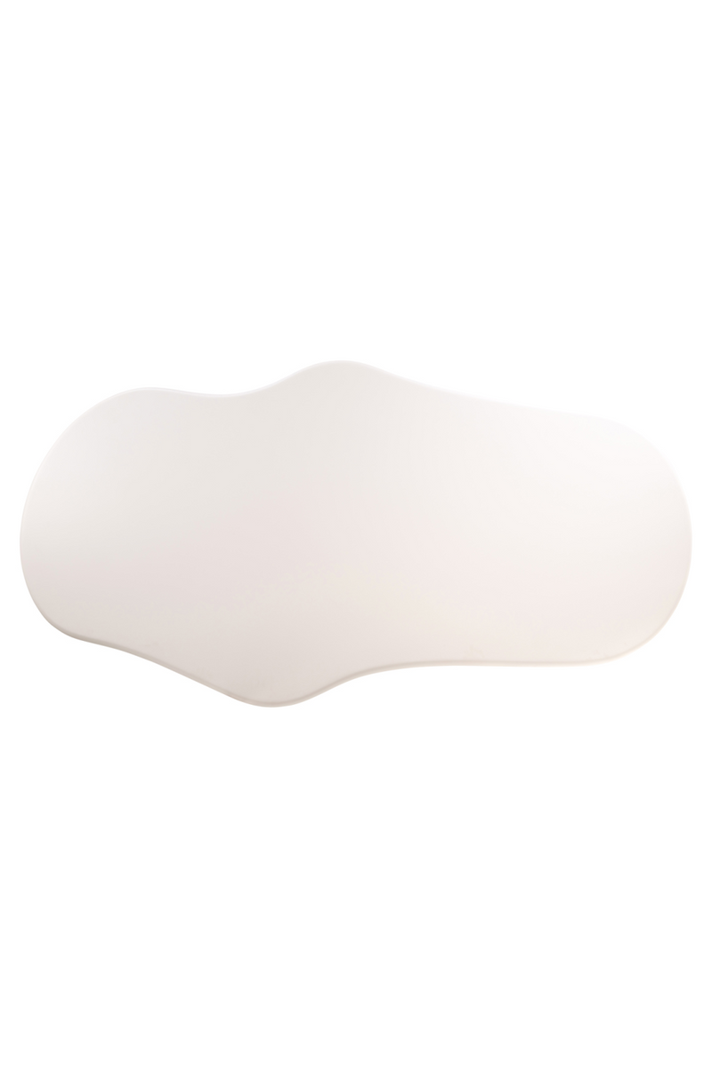 Table A Manger Blanche De Forme Libre | Richmond Interiors Bloomstone | OROA.fr