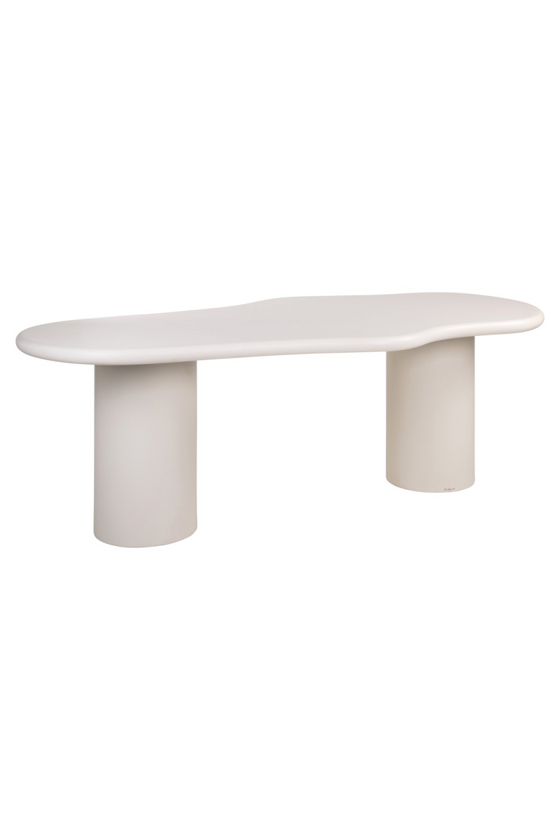 Table A Manger Blanche De Forme Libre | Richmond Interiors Bloomstone | OROA.fr