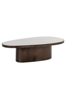 Table Basse En Marbre Marron | Richmond Interiors Biloxi | OROA.fr