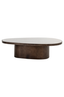 Table Basse En Marbre Marron | Richmond Interiors Biloxi | OROA.fr