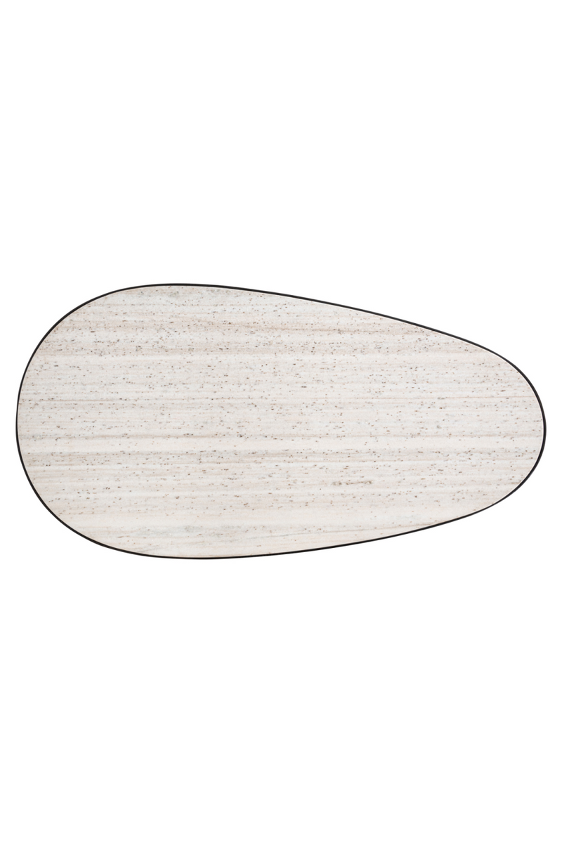 Table Basse En Marbre Marron | Richmond Interiors Biloxi | OROA.fr