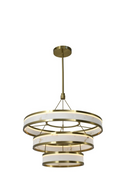 Lustre En Anneau En Albâtre Blanc | Richmond Interiors Cealora | OROA.fr