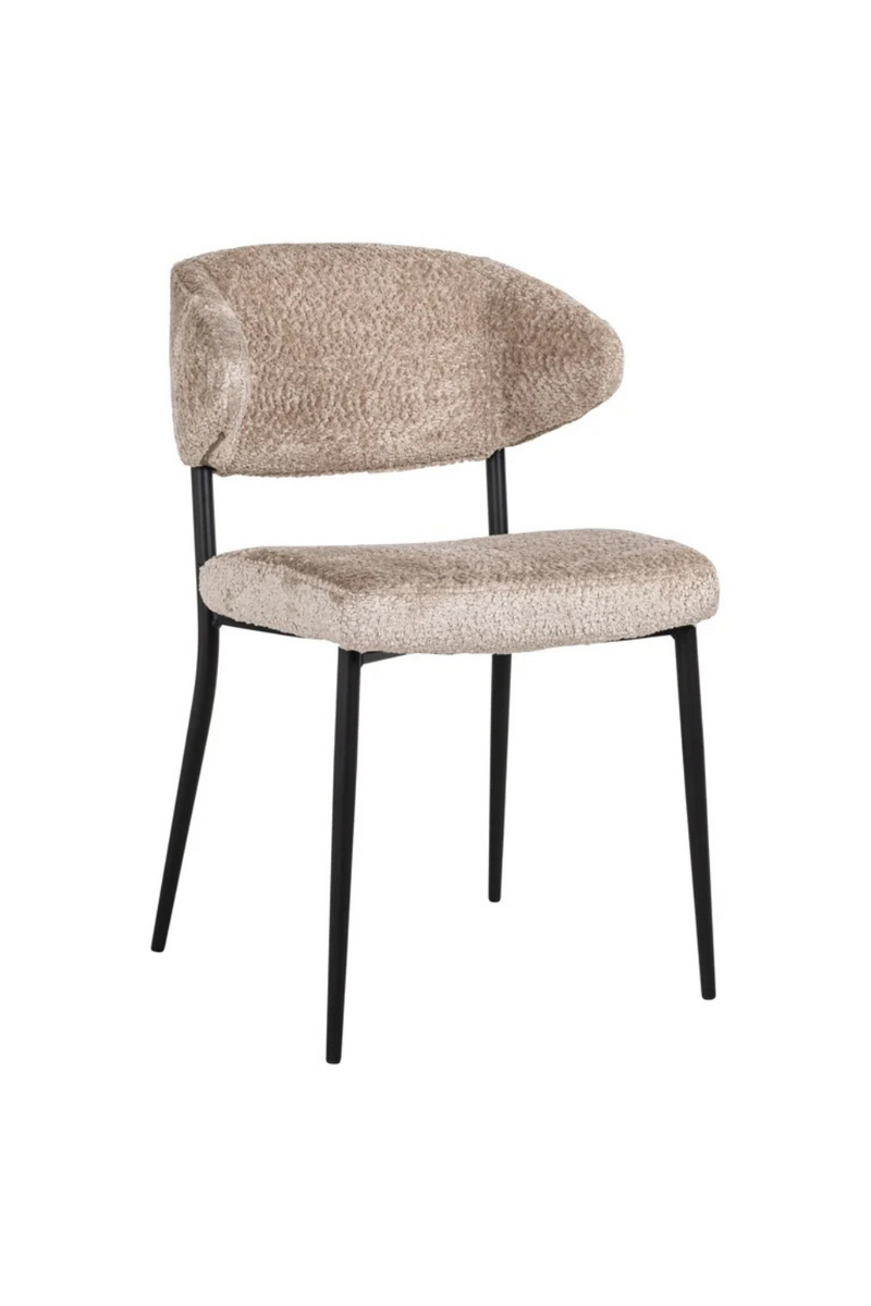 Chaise de salle à manger en tissu beige (lot de 2) | Richmond Bea