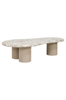 Table basse en marbre beige I Richmond Coronel