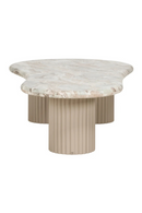 Table basse en marbre beige I Richmond Coronel