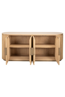 Buffet 4 portes en chêne naturel I Richmond Belfort