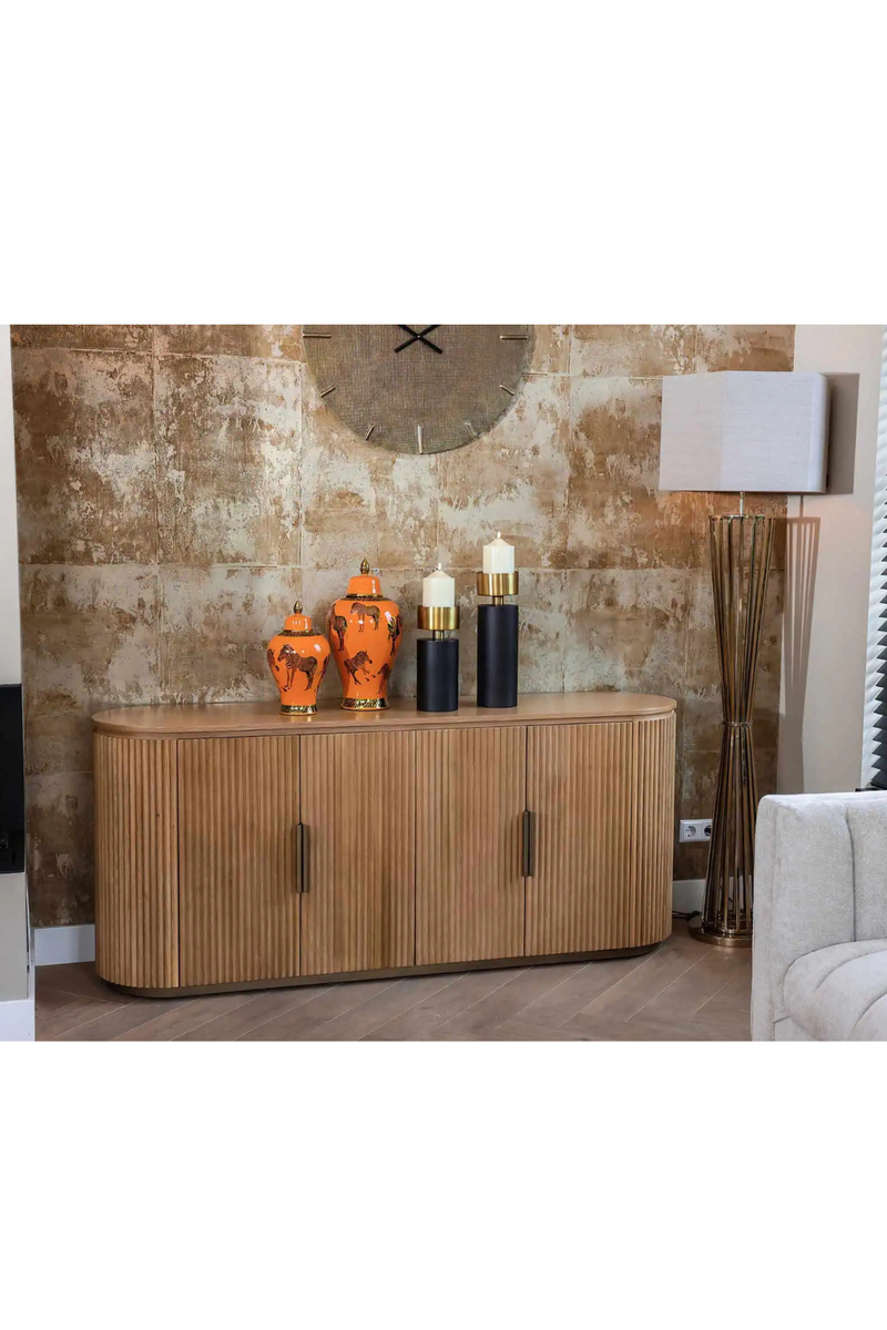 Sideboard in oak and white marble | Richmond Barkley