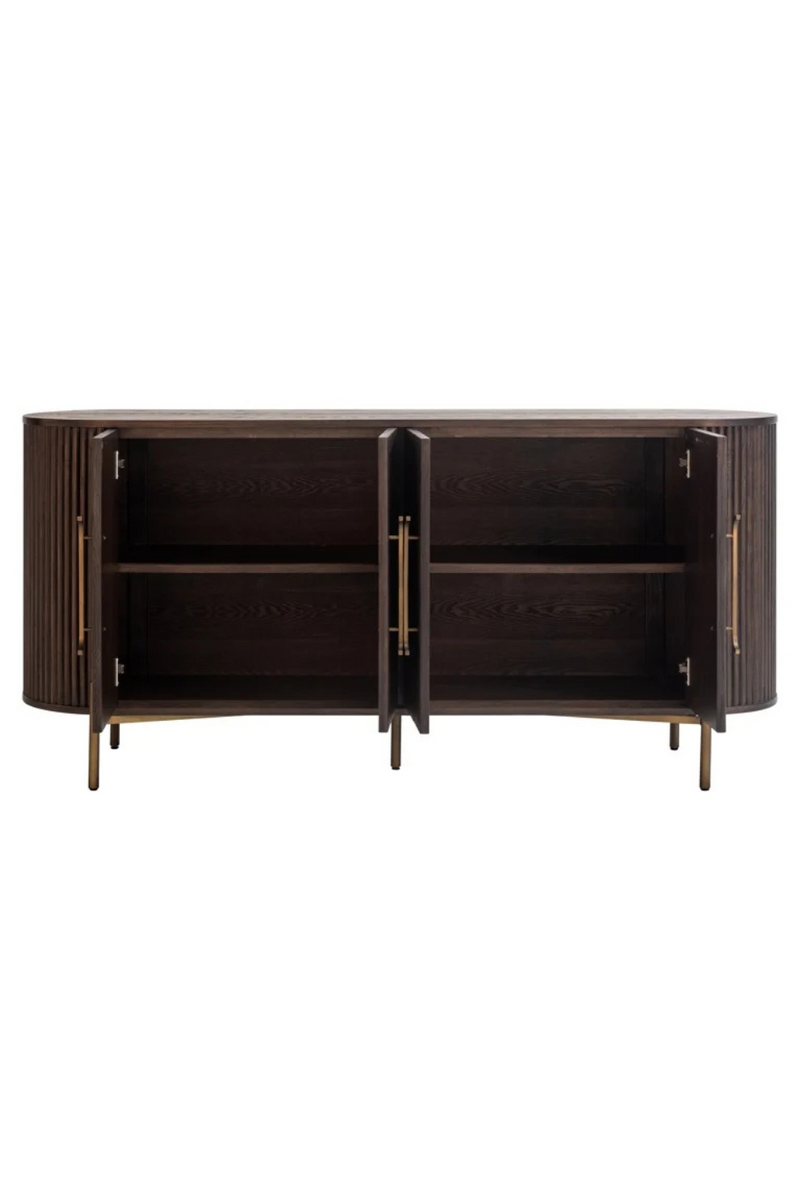 Sideboard in oak and white marble | Richmond Barkley