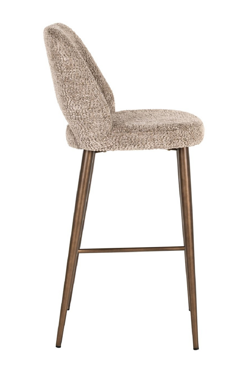 Tabouret de Bar à Dossier Découpé | Richmond Interiors Delphine | OROA.fr