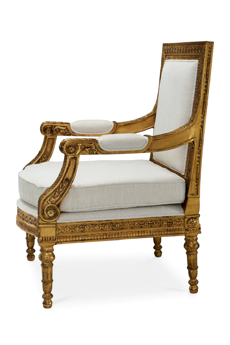 Fauteuil Opulent Doré | Met x Eichholtz Louis | OROA.fr