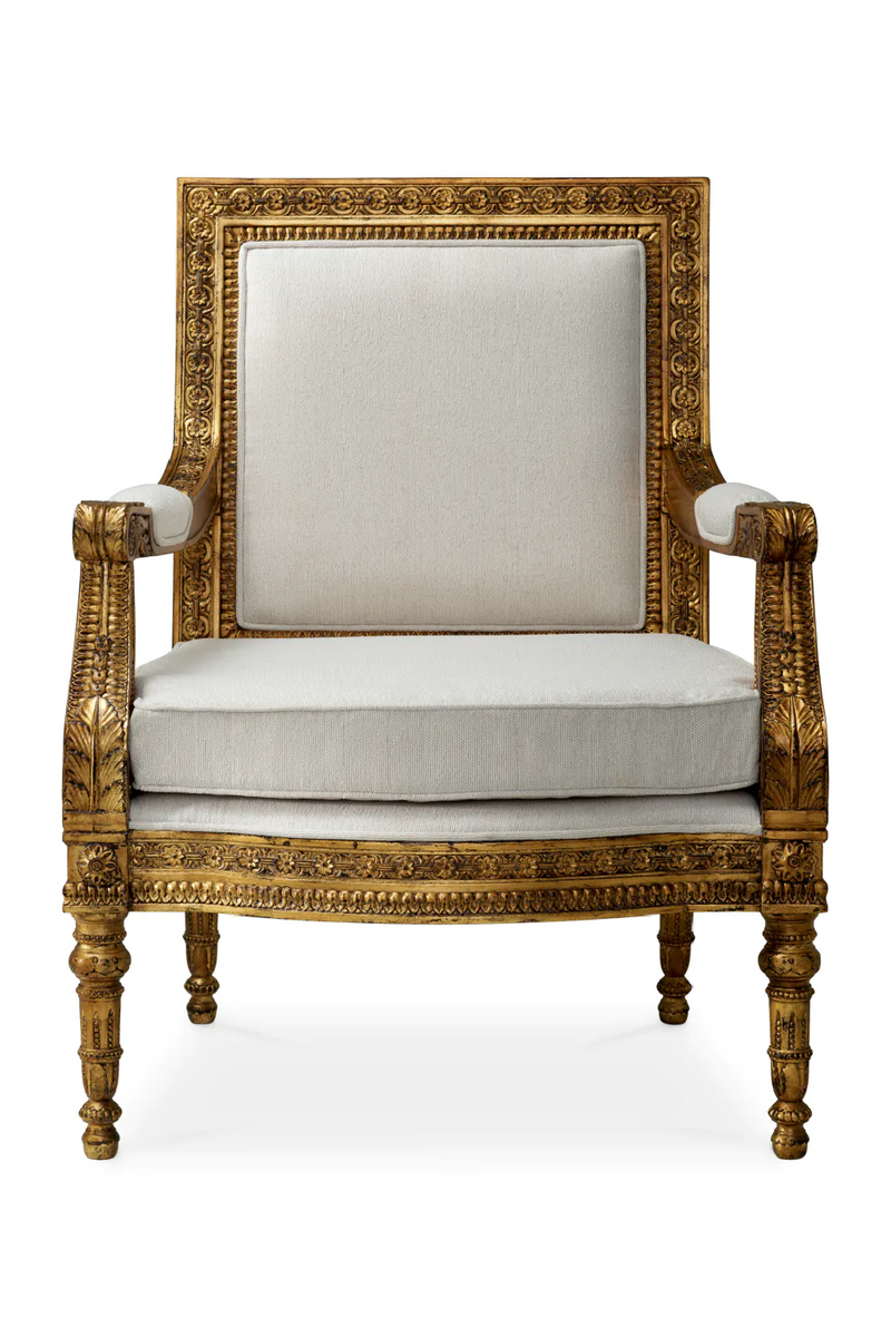 Fauteuil Opulent Doré | Met x Eichholtz Louis | OROA.fr