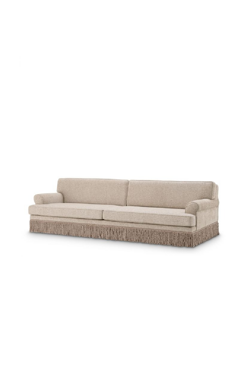 Canapé Beige à Franges | Met x Eichholtz Madison | OROA.fr