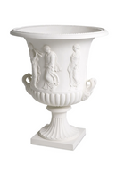 Vase En Relief Classique Blanc | Met x Eichholtz Calyx-krater | OROA.fr