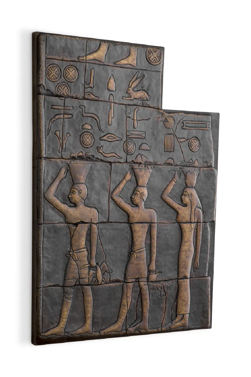 Sculpture Murale en Bronze | Met x Eichholtz Akhihotep | OROA.fr