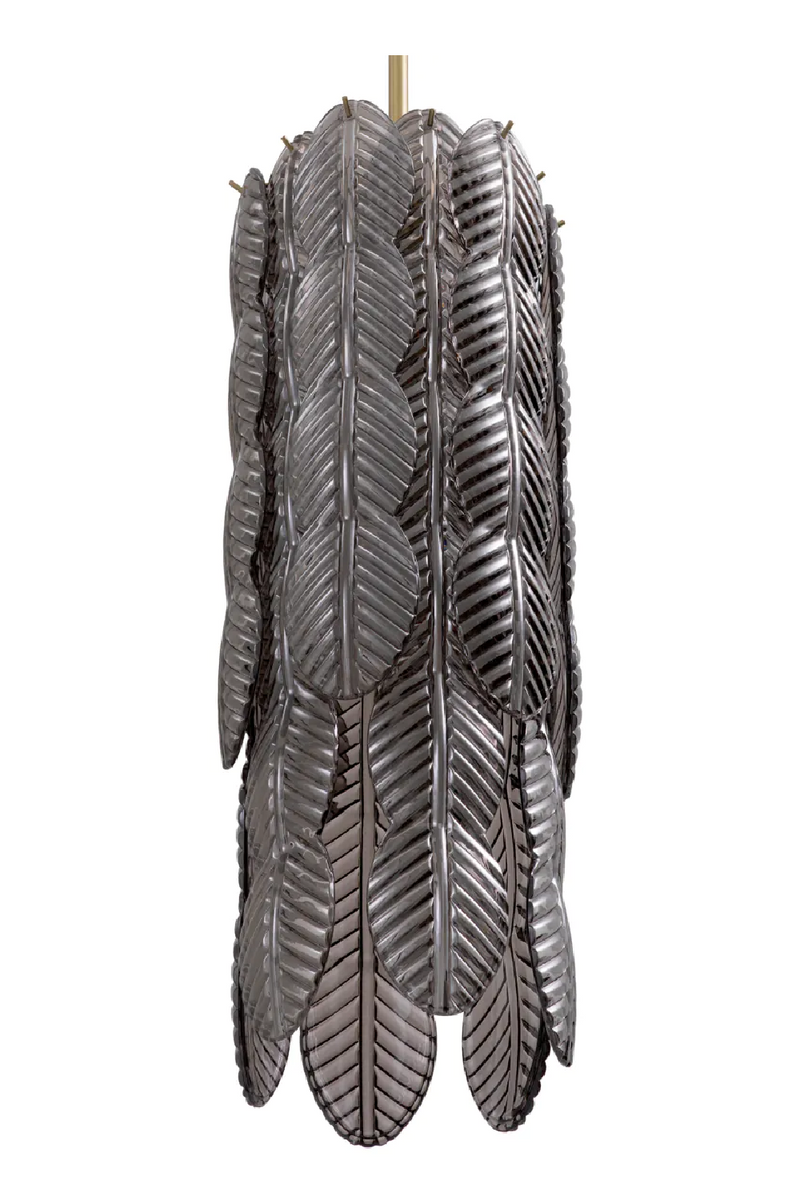Lustre Palmier en Verre Fumé | Met x Eichholtz Sahure | OROA.fr