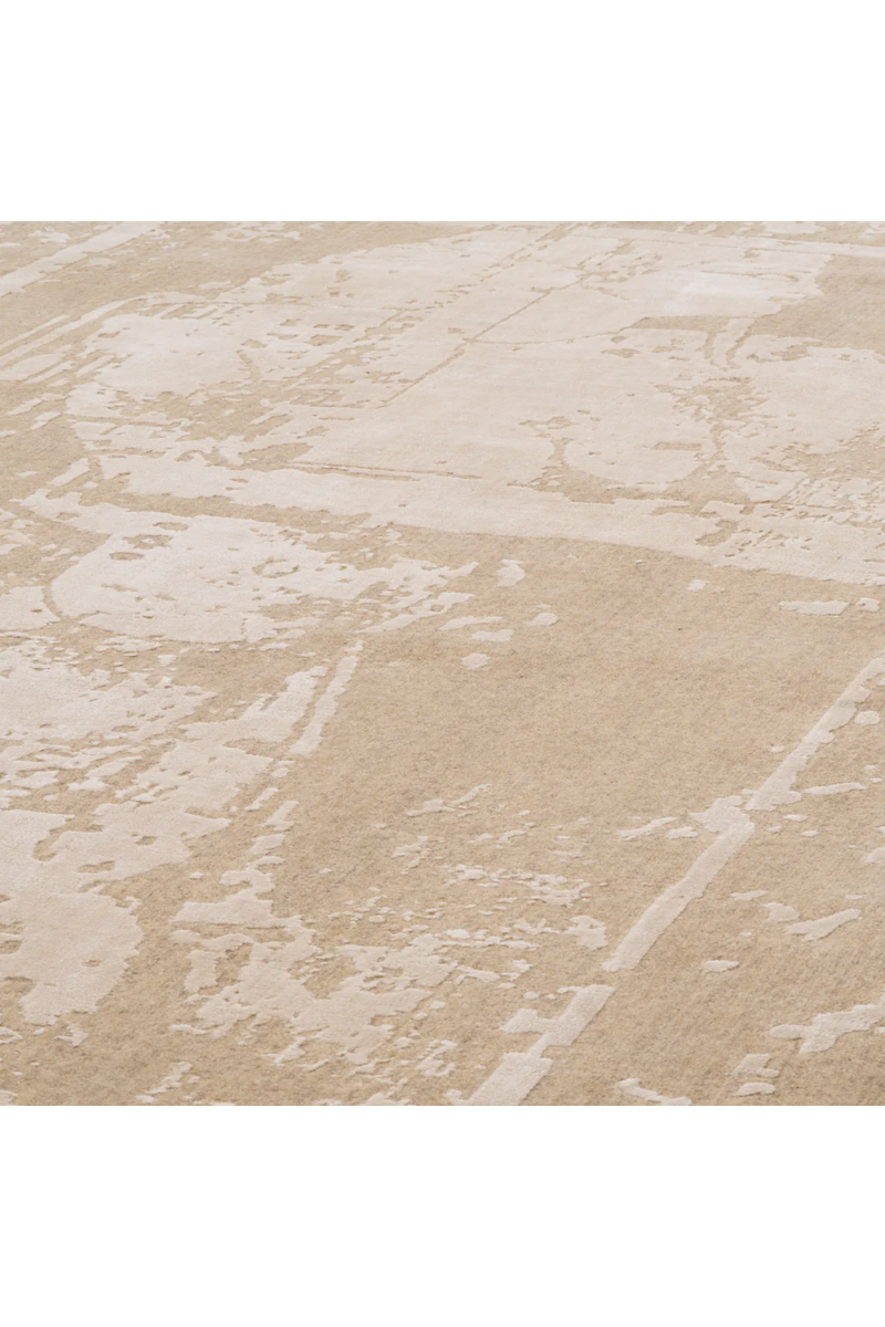 Tapis en Melange de Laine Beige 300 x 400 cm | Met x Eichholtz Akhtihotep | OROA.fr