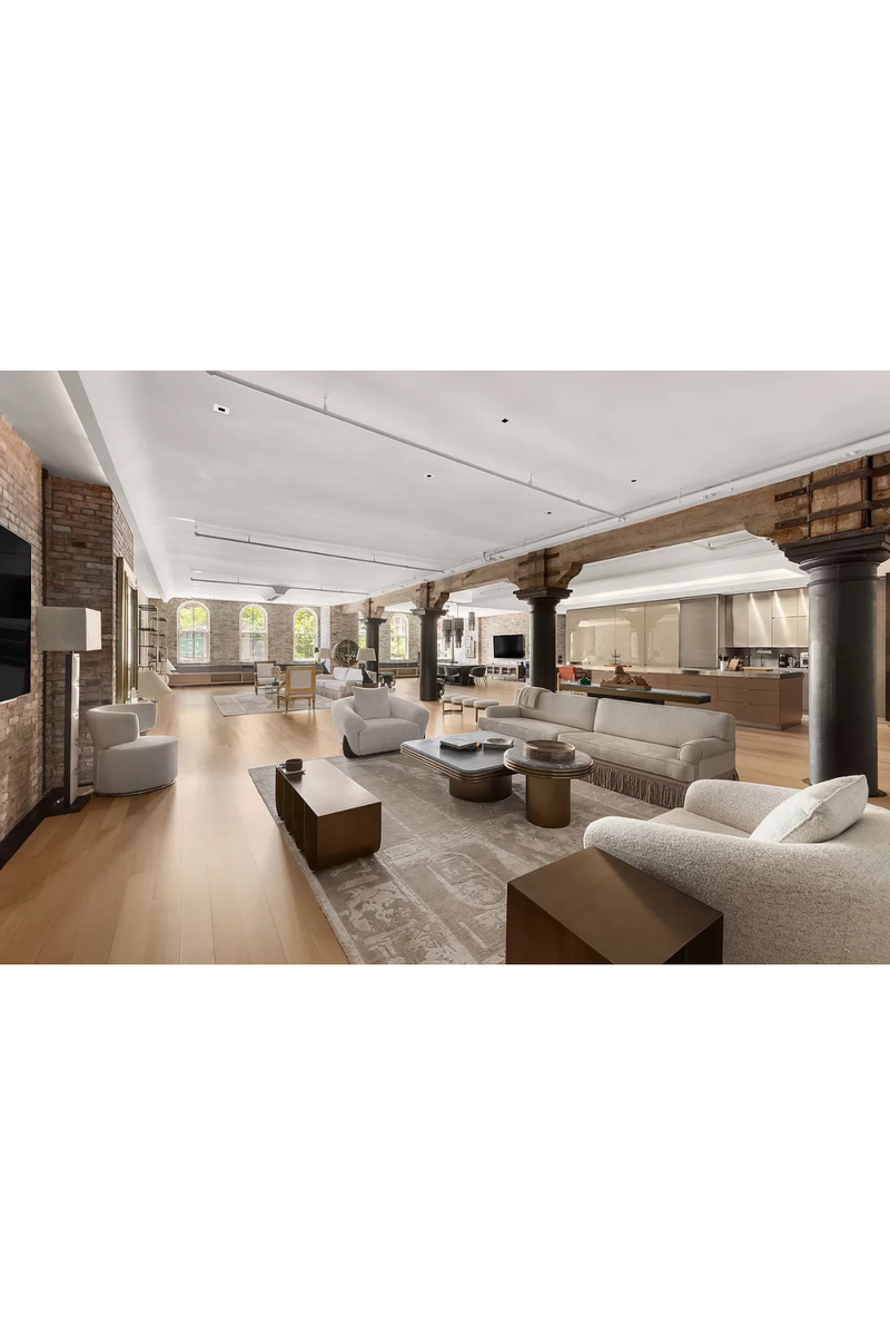 Tapis en Melange de Laine Beige 300 x 400 cm | Met x Eichholtz Akhtihotep | OROA.fr