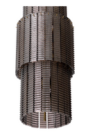 Lustre en Verre Strié | Met x Eichholtz Imperial | OROA.fr