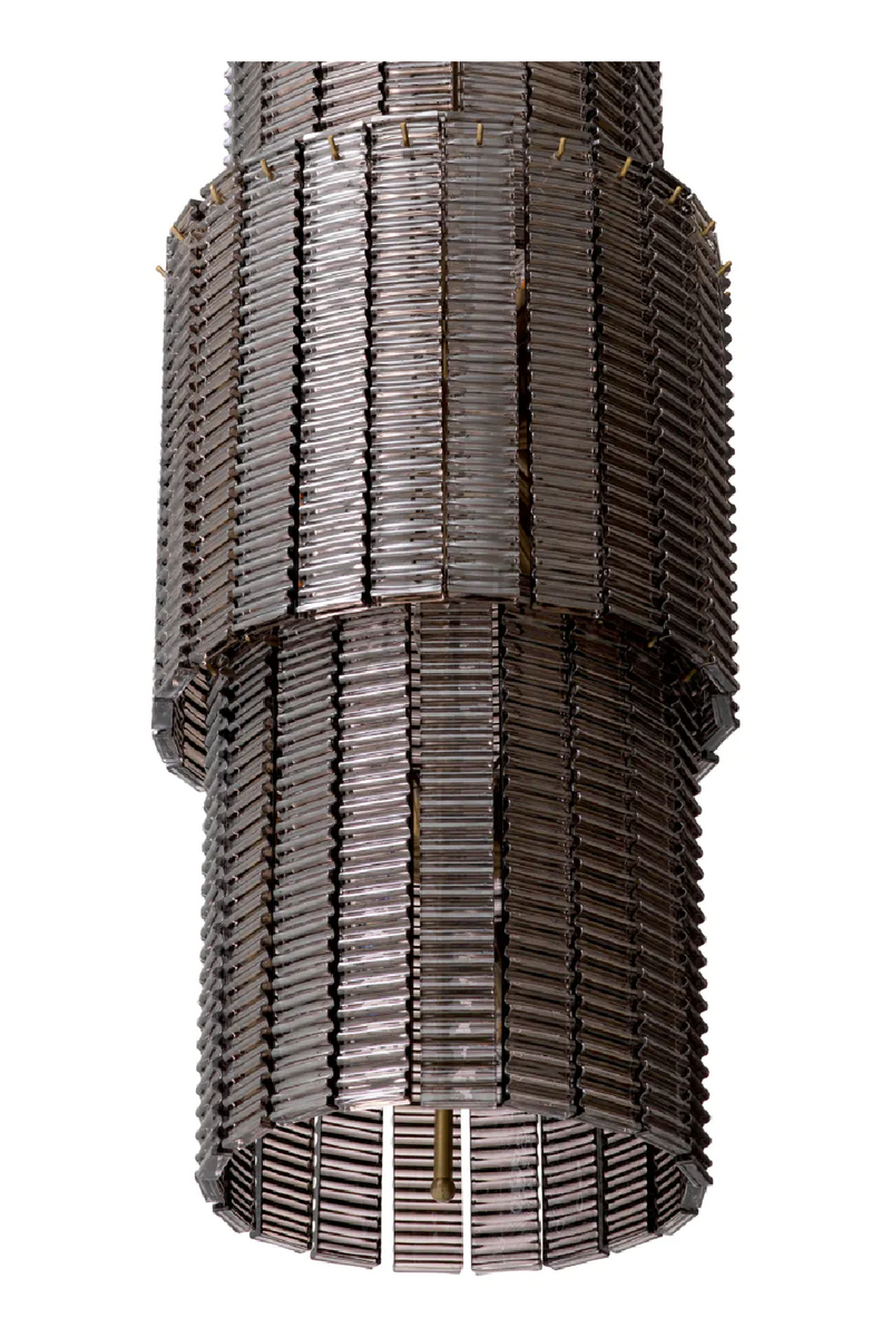 Lustre en Verre Strié | Met x Eichholtz Imperial | OROA.fr