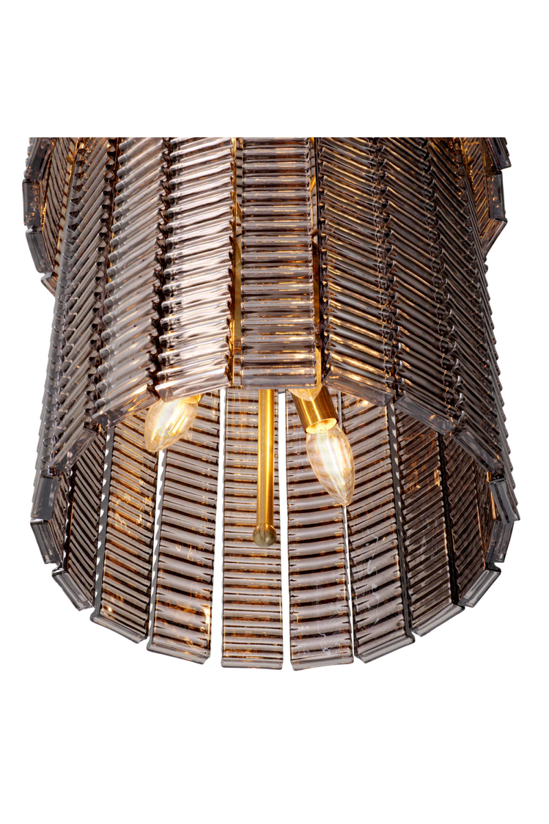Lustre en Verre Strié | Met x Eichholtz Imperial | OROA.fr
