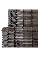 Lustre en Verre Strié | Met x Eichholtz Imperial | OROA.fr