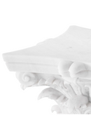 Table Basse Sculpée en Marbre Blanc | Met x Eichholtz Acanthus | OROA.fr