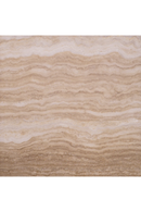 Table Basse Ronde en Travertin Argenté | Eichholtz Florence | OROA.fr