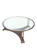 Table Basse Vintage en Verre Biseauté | Met x Eichholtz Lioness | OROA.fr