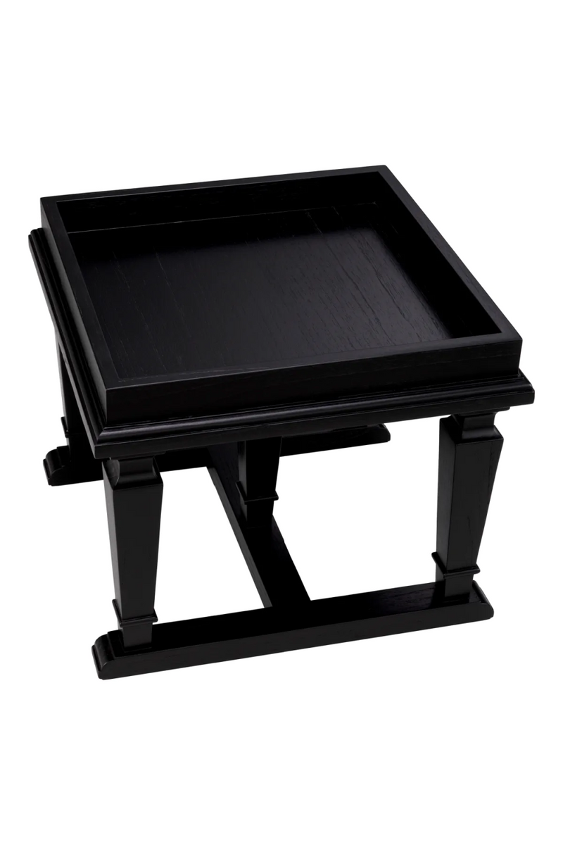 Table d’Appoint Carrée Noire | Met x Eichholtz Americana | OROA.fr