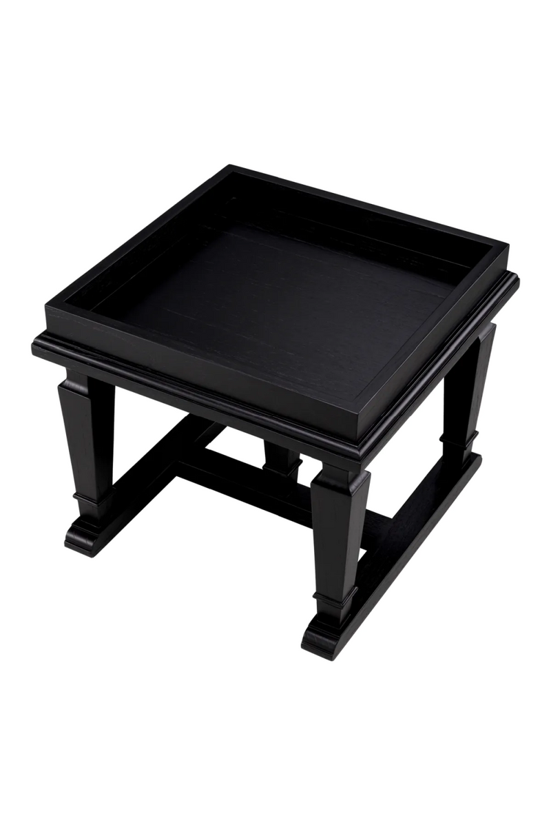 Table d’Appoint Carrée Noire | Met x Eichholtz Americana | OROA.fr