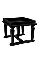 Table d’Appoint Carrée Noire | Met x Eichholtz Americana | OROA.fr