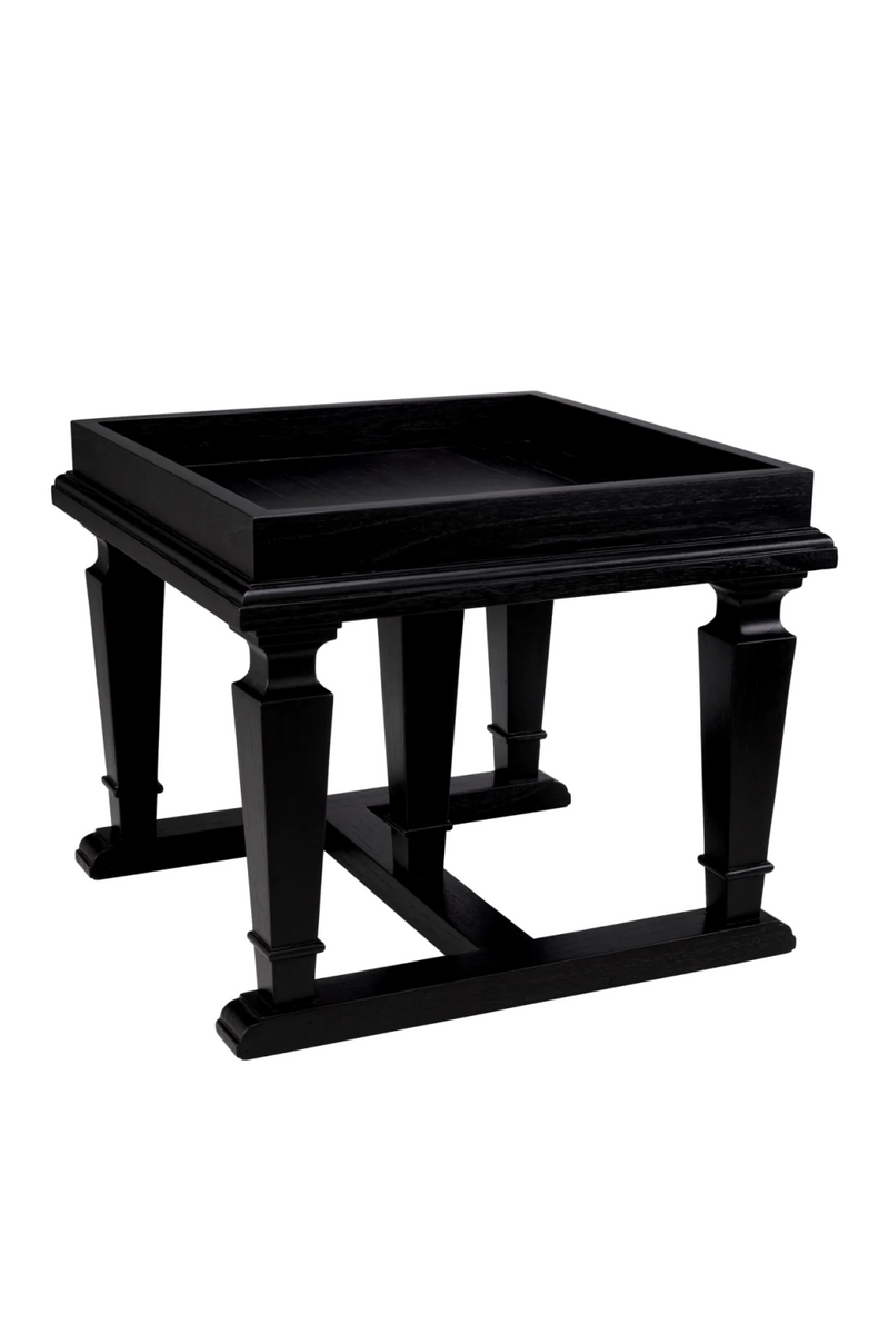 Table d’Appoint Carrée Noire | Met x Eichholtz Americana | OROA.fr