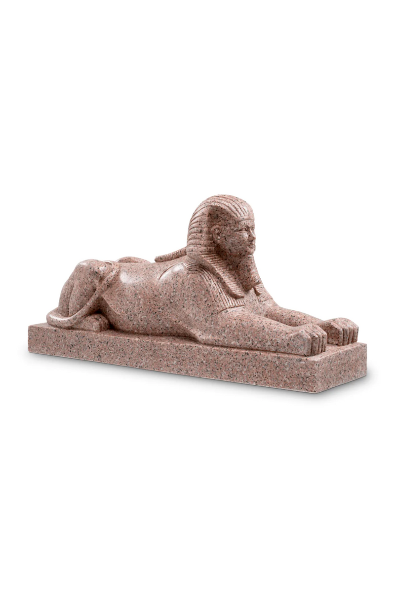 Sculpture Egyptienne En Granite Beige | Met x Eichholtz Sphinx of Hatshepsut | OROA.fr
