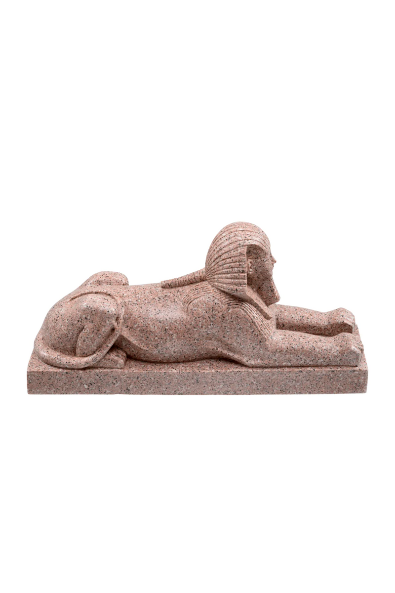 Sculpture Egyptienne En Granite Beige | Met x Eichholtz Sphinx of Hatshepsut | OROA.fr