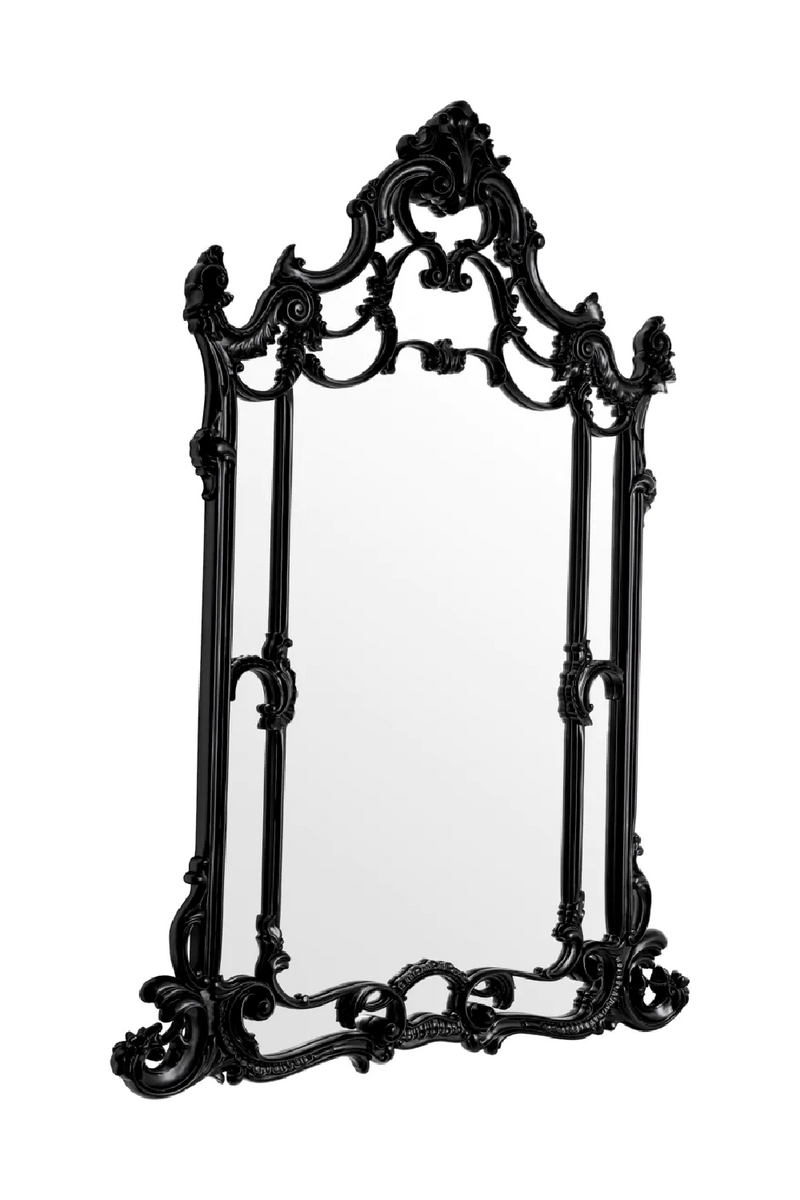 Miroir Noir Sculpté à la Main | Met x Eichholtz Chippendale | OROA.fr