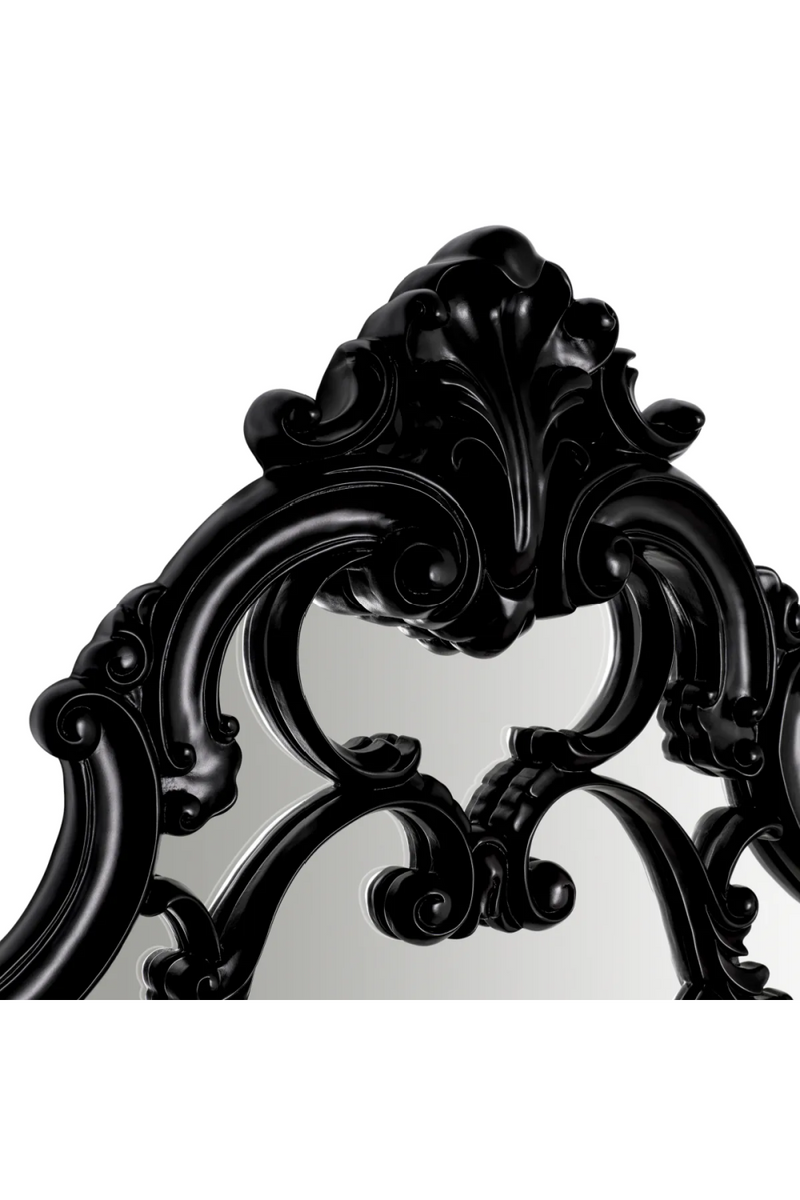 Miroir Noir Sculpté à la Main | Met x Eichholtz Chippendale | OROA.fr