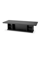 Table Centrale en Placage Noir | Met x Eichholtz Library | OROA.fr