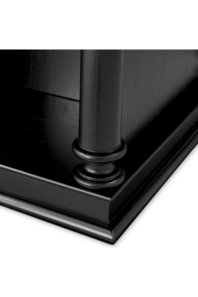 Table Centrale en Placage Noir | Met x Eichholtz Library | OROA.fr