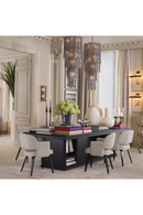 Table Centrale en Placage Noir | Met x Eichholtz Library | OROA.fr