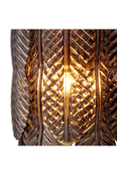 Lustre Palmier en Verre Fumé | Met x Eichholtz Sahure | OROA.fr