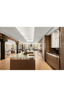 Lustre Palmier en Verre Fumé | Met x Eichholtz Sahure | OROA.fr